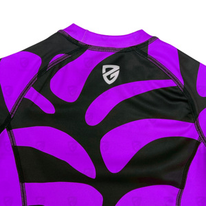 <b>Custom</b> Short Sleeve Surf Logo MMA/BJJ <b>Compression</b> <b>Shirt</b> Sublimated Jiu Jitsu Rashguard <b>Design</b> Your Own <b>Custom</b> Rash Guard - Product Image 5