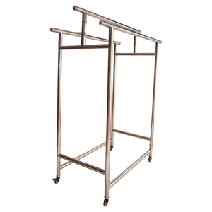 Présentoir de Luxe Pliable Bros Display en Métal Moderne, Portatif et Robuste pour Vêtements, Support de Présentation Commerciale, Porte-Vêtements OEM ODM Vietnam - Product Image 3