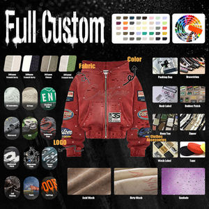 Hoodie personnalisé avec strass, streetwear, coupe oversize, effet usé - Product Image 3