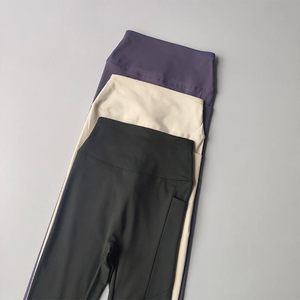 Leggings de Yoga Térmicos de Cintura Alta para Mujer, con Bolsillos, de Secado Rápido, Elásticos en Cuatro Direcciones, para Correr - Product Image 1
