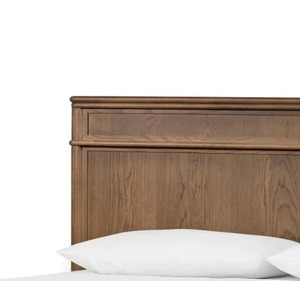 Lit en teck minimaliste contemporain, cadre de lit en bois massif avec rangement, taille Queen, meubles de chambre à coucher - Product Image 3