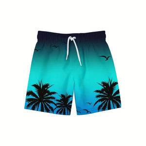 Quick Dry Breathable Sublimation Printing Custom <b>Board</b> Shorts with Pocket Men's Fashion Swim Jogging Shorts - Product Image 4