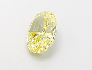 Diamant ovale jaune vif fantaisie, clarté VS1, 0,39 carat, excellente qualité de polissage, pierre précieuse CVD en vrac pour la fabrication de bijoux sur mesure, vente en gros - Product Image 2