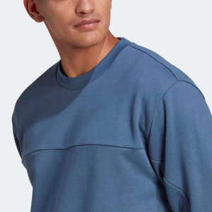 Sweat-shirt à col rond en polaire bicolore pour homme, doux, chaud, décontracté, à manches longues, avec poignets côtelés, vêtements d'hiver pour tous les jours - Product Image 3