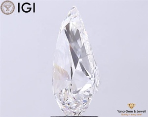 4.00 carats CVD poire coupe laboratoire diamant IGI certificat E couleur blanche VS1 clarté 13.82 MM pour déclaration pendentif et bijoux - Product Image 6