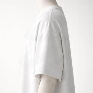 T-shirt Homme Oversize en Coton Épais 280 g/m² avec Logo 3D en Silicone Imprimé en Relief, Style Streetwear, Personnalisable OEM - Product Image 6