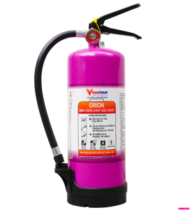 Extincteur à eau Vinafoam ORION 3 litres à batterie au lithium, exclusivement pour les incendies de véhicules électriques, incendies A-B-C - Product Image 1