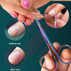 Ciseaux à cuticules professionnels avec logo personnalisé, fabrication OEM/ODM, vente en gros d'outils de manucure, ciseaux à ongles en acier inoxydable - Product Image 5