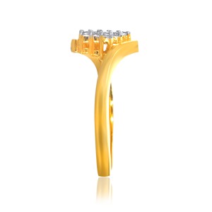 Anillo de Diamantes Vintage de Oro Rosa de 14K para Mujer, Joyería Fina para Aniversario, Proveedor Mayorista - Product Image 3
