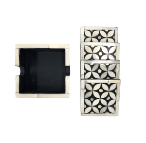 Sous-verre décoratif en os incrusté pour vin et décoration de table, pièce de décoration en os incrusté, vente chaude - Product Image 2