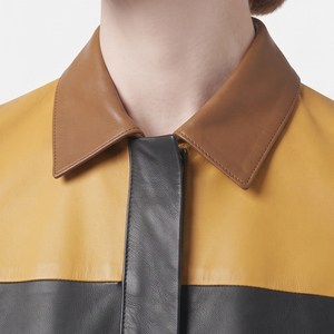 Custom Women's <b>Leather</b> <b>Blazer</b> for Fashion Women Button <b>Leather</b> <b>Blazer</b> Coat Women's Slim Fit <b>Leather</b> <b>Blazer</b> <b>Jacket</b> - Product Image 4