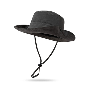 Chapeau de pêcheur imperméable personnalisé avec protection UV, large bord et cordon - Product Image 5