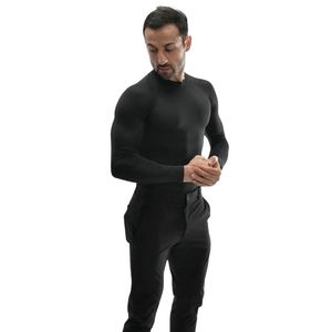 Camiseta Deportiva de Compresión de Manga Larga para Hombre, Ajustada, Elástica, para Entrenamiento, Gimnasio, Running, Ejercicio, Ropa Deportiva de Alto Rendimiento - Product Image 4