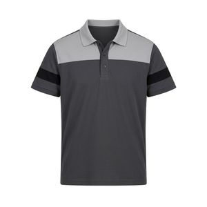 Polo de golf con logotipo personalizado, 240 GSM, de algodón piqué que absorbe la humedad, para marcas de ropa de golf y uniformes de equipo. - Product Image 1