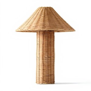 Lampe de chevet mini en rotin de haute qualité, accessoire d'éclairage pour la décoration de la maison - Product Image 2