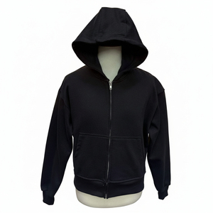 Sweat-shirts vierges de haute qualité, logo personnalisé disponible, fournisseur en gros, luxe, tendance, coupe classique, 100% coton molletonné avec poche - Product Image 4