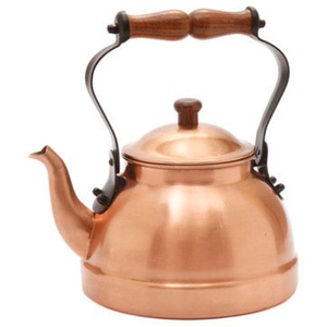 Bouilloire artisanale en cuivre avec poignée et couvercle, bienfaits ayurvédiques pour la santé, pour la cuisine à domicile, service de thé et de café sur la table - Product Image 2