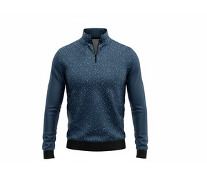 Gym Wear Sublimation Quarter Zip Jacket Manufacturer <b>Men</b> Women Youth Sportswear Quick Dry Team <b>Pullover</b> - Product Image 2