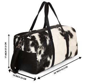 กระเป๋าเดินทางหนังแท้ทำมือ  กระเป๋าหนังวัวแบบดัฟเฟิล  กระเป๋าถือสำหรับเดินทาง  ผู้ผลิตส่งออก LHTB-0079 - Product Image 5