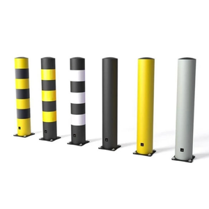 Bolardos Metálicos Resistentes para Exteriores, Postes de Seguridad para Barrera de Vehículos, Control de Tráfico y Protección de Propiedades - Product Image 6