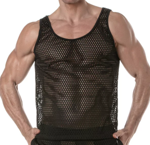 Best Quality Athletic Tank Tops Custom Knitted Bodybuilding Workout Gym Stringer <b>Trim</b> Shirt Mesh Tank Tops for Summer Breathable - Product Image 3