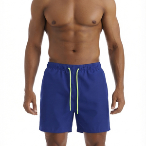 Men's Sporty Elastic Waist <b>Woven</b> Canvas Eco-Friendly Digital Print <b>Shorts</b> - Product Image 3