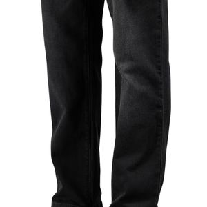 Jean en denim délavé coupe droite, pantalon décontracté à jambe ample pour l'automne, pantalon confortable pour le quotidien, streetwear durable, vêtements personnalisés - Product Image 6
