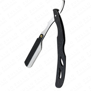 Premium Wooden Leaf Straight Razor Stainless Steel Foldable <b>Barber</b> Shaving Tool Custom Logo OEM Private Label for Men - Product Image 4