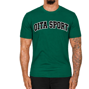 T-Shirt Aderente <span class=keywords><strong>Verde</strong></span> <span class=keywords><strong>Smeraldo</strong></span> per Uomo, Manica Corta, Collo Tondo, Stampa Personalizzata, Vestibilità Slim, Casual, in Cotone, Vendita all'Ingrosso, Streetwear - Product Image 1