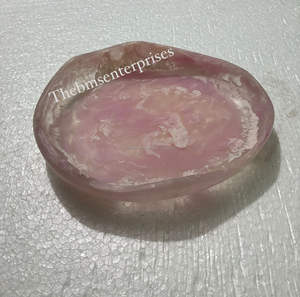 Cuenco giratorio de resina moderno seguro para alimentos al por mayor personalizado de forma ovalada para líquido caliente y frío, resina, resina polivinílica, cuenco de resina epoxi - Product Image 2