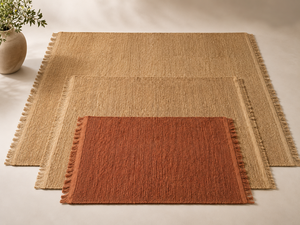 Tapis en jute tressé à la main SOUMAK WEAVE, classique, réversible, à motif uni, à poils plats, grande surface, pour salon, Uttar Pradesh - Product Image 6