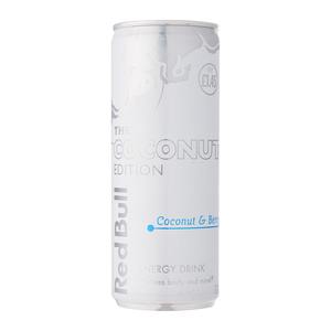 Boisson énergisante Red Bull édition noix de coco avec saveur de noix de coco rafraîchissante, boisson de qualité supérieure pour un regain d'énergie instantané - Product Image 3