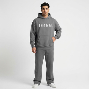 Custom Logo Screen Print Embroidered Men <b>Zip</b> <b>up</b> <b>Jacket</b> and Flare Pants Set Breathable Tracksuits for Men - Product Image 1
