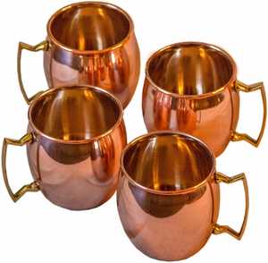 Precios Directos: Tazas de Cobre Puro Martillado de 450ml para Moscow Mule con Asa, Ideales para Bares, Hoteles y Restaurantes (Vajilla y Utensilios de Mesa) - Product Image 3