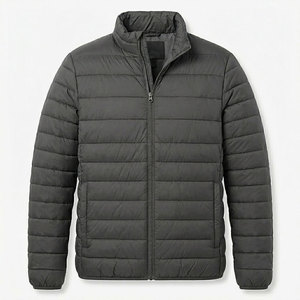 Veste matelassée à bulles pour homme, design moderne, couleur personnalisée, veste d'extérieur, veste matelassée unie, vêtements de randonnée, d'alpinisme et d'escalade - Product Image 6