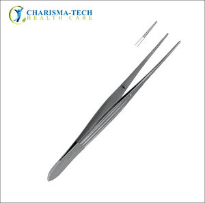 ชุดเครื่องมือแพทย์สแตนเลสแบบขายส่ง คีมจับแผลแบบแมนนวล McIndoe คีมผ่าตัดแบบ Tweezer - Product Image 3