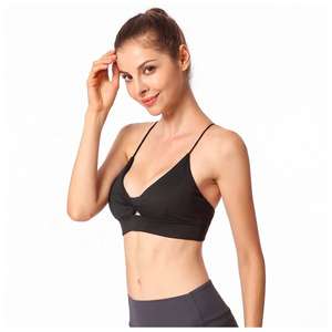 Ropa Deportiva de Alto Rendimiento de Color Amarillo, Ropa de Gimnasio, Ropa para Correr, Ropa Deportiva para Mujer, Sujetador Deportivo para Yoga - Product Image 3