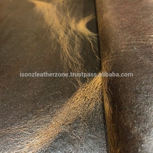 Green Cowhide Buffalo Calf waxy Pull up <b>Leather</b> <b>for</b> bags Book Binding Belts Accessories - Product Image 2