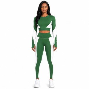 Wholesale Women's Seamless Activewear Yoga Set Quick Dry Sports Bra High Waist Leggings OEM Private Label Factory - Product Image 1