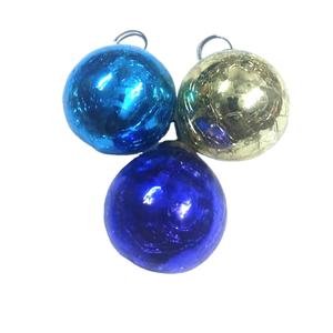 VIXM-17010 Ensemble de 6 boules de Noël en verre rouge de qualité supérieure, élégantes décorations suspendues pour l'arbre |   Décoration de fête pour la maison et les fêtes - Product Image 5