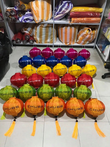 Silk Lanterns Hoi An Style Bamboo Silk Lanterns Hanging Decor For Garden Wedding Vietnam Silk Lanterns - Product Image 4