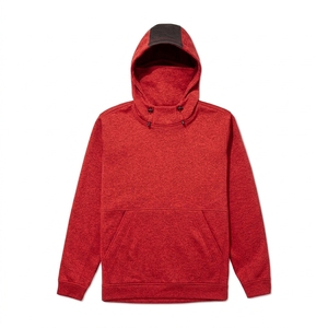 Sweat-shirt à capuche personnalisé en molleton technique haut de gamme à col montant - Product Image 1