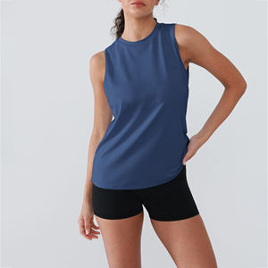 Camiseta sin mangas de calidad premium para mujer, estilo atlético, chaleco deportivo, ropa de calle sencilla, ropa de gimnasio, camisetas sin mangas con logo personalizado para mujer - Product Image 4