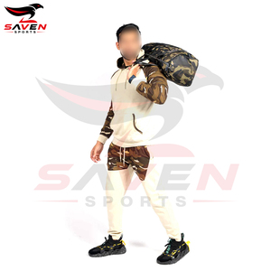 Ensemble de survêtement de sport pour homme à prix de gros – Tenue de fitness et de jogging respirante en polyester – Survêtement athlétique deux pièces - Product Image 4