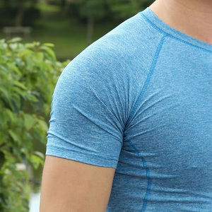 Nueva Camiseta Deportiva de Gimnasio de Manga Corta con Cuello Redondo, Transpirable y de Secado Rápido para Hombre, Corte Regular, Logotipo Geo Brothers, 100% Algodón - Product Image 6