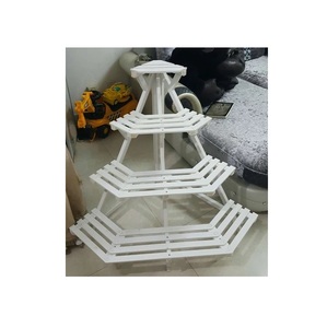 Exhibidor de Postres de Madera Hecho a Mano, Soporte Rústico para Cupcakes, para Panadería, Cafetería, Restaurante, Decoración de Bodas y Cumpleaños - Product Image 1