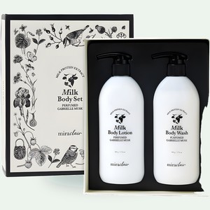 Miracleare Milk Body <b>Set</b> Perfumed Gabriel Musk 500g + 500g Korean Body Care Gift <b>Set</b> - Product Image 2
