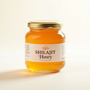 Miel de Shilajit biologique Produit frais doré Arôme riche de qualité supérieure Saveur naturelle à base de plantes Emballé sans danger pour l'exportation et la vente au détail en vrac - Product Image 1