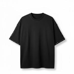 Fábrica de Camisetas con Pedrería de Marca Privada OEM para Moda Urbana y Desarrollo de Marcas de Boutique - Product Image 1