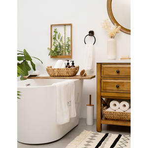 ตะกร้าใส่ของตกแต่งน้ำผักตบชวาสานสำหรับจัดระเบียบบ้าน - Product Image 3